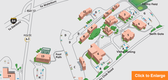 Post University Campus Map | My XXX Hot Girl