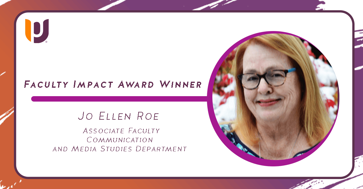 Faculty Impact Award Recipient: Jo Ellen Roe – Term 2 2021