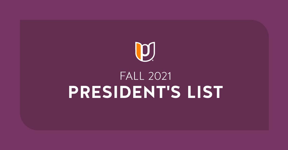 Fall 2021 President's List