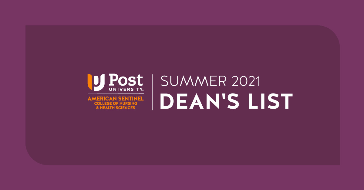 Summer 2021 Dean's List