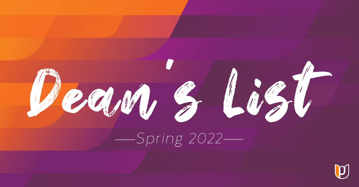 Spring 2022 Dean’s List Recipients