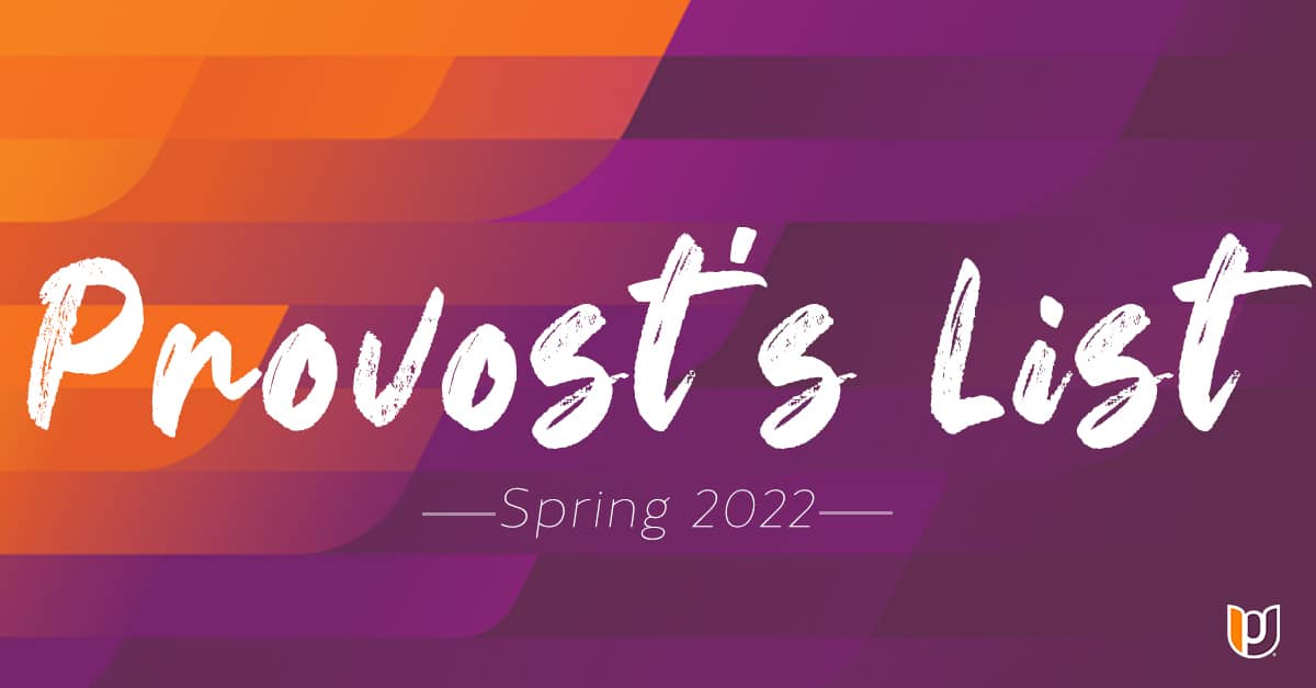 Spring 2022 Provost's List