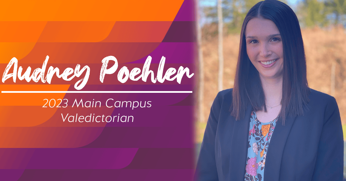 2023 Post University Valedictorian Audrey Poehler