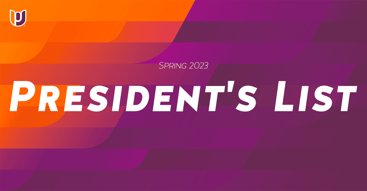 Spring 2023 President’s List Recipients