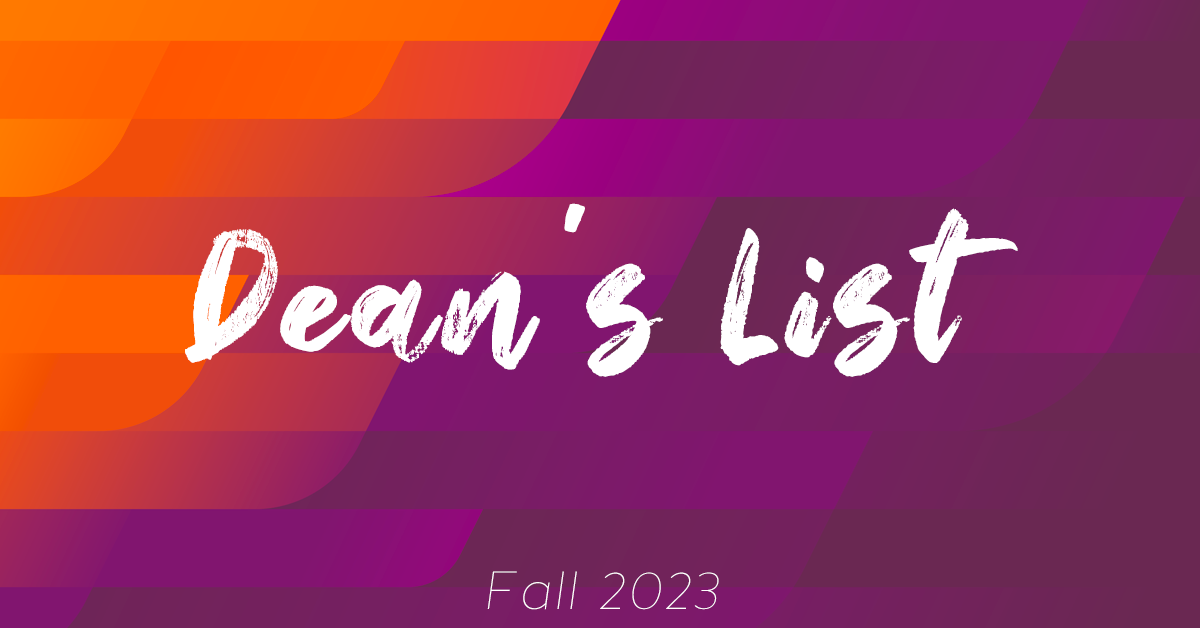 Fall 2023 Dean's List