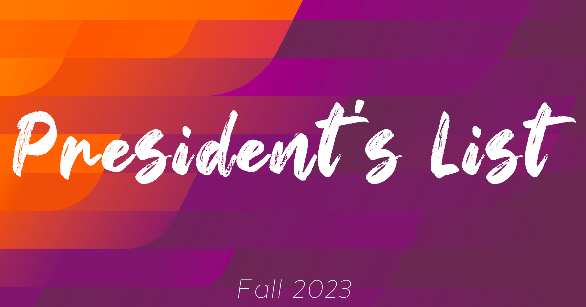Fall 2023 President's List